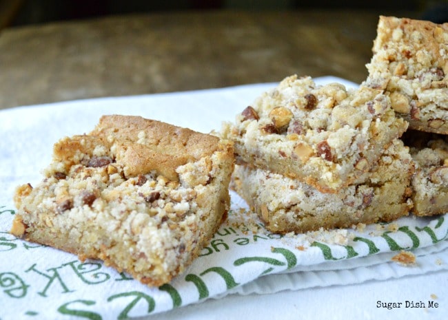 Honey Roasted Almond Blondies