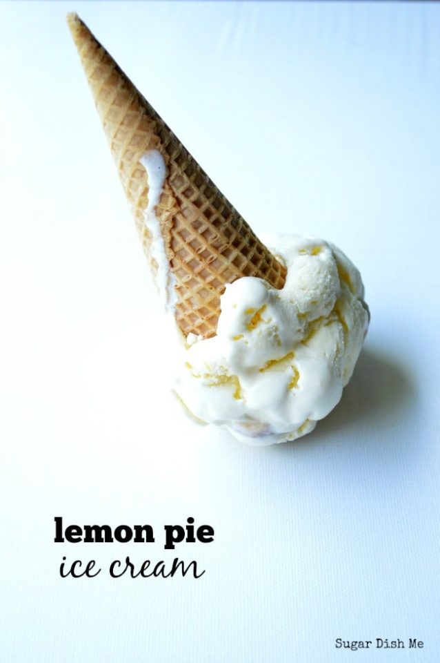 Lemon Pie Ice Cream Sugar Dish Me