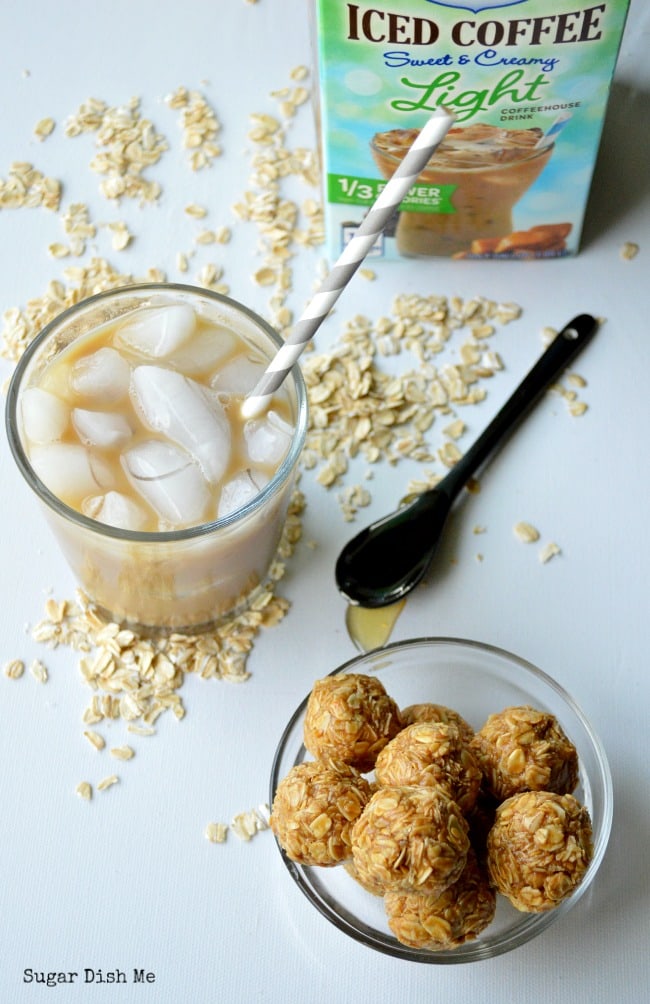 No-Bake Granola Bites with Peanut Butter and Honey