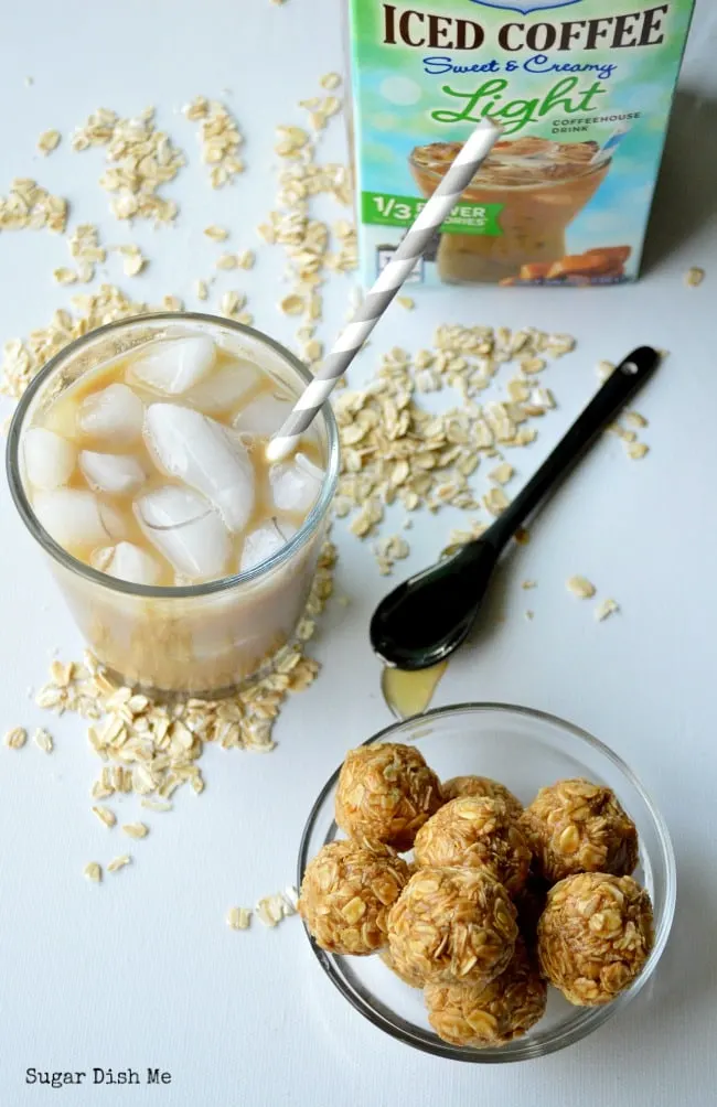 No-Bake Granola Bites with Peanut Butter and Honey