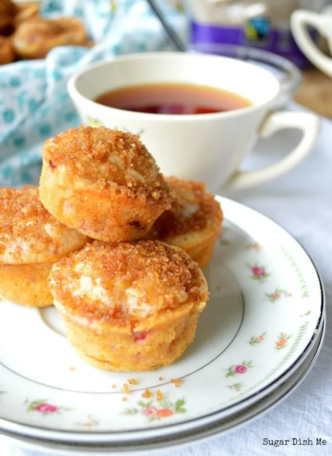 Raspberry Orange Tea Muffins