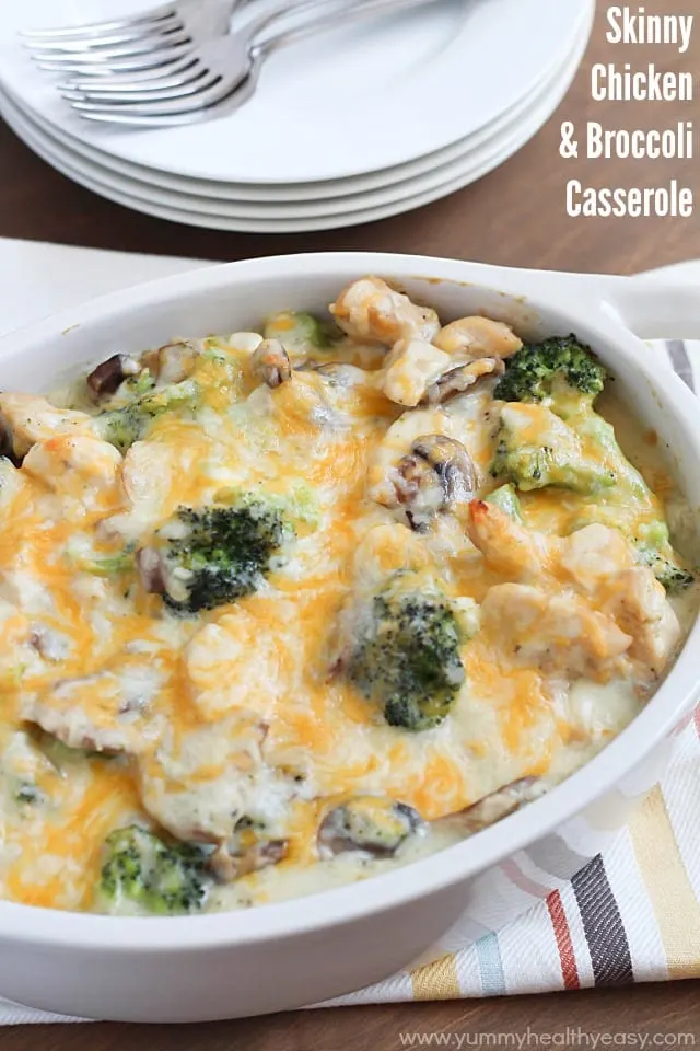 Skinny Chicken and Broccoli Casserole