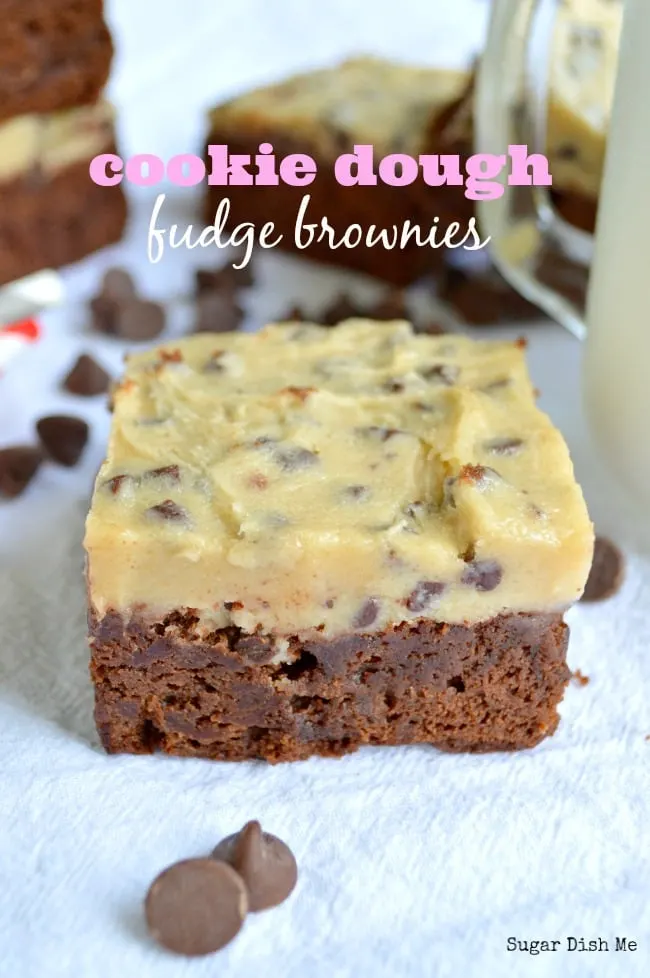 Cookie Dough Fudge Brownies