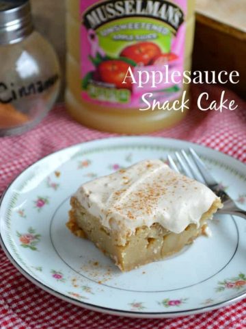 Applesauce Snack Cake