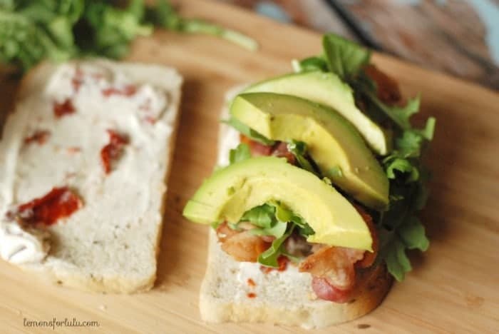 Avocado BLT Sandwiches via Lemons for Lulu on Meal Plans Made Simple