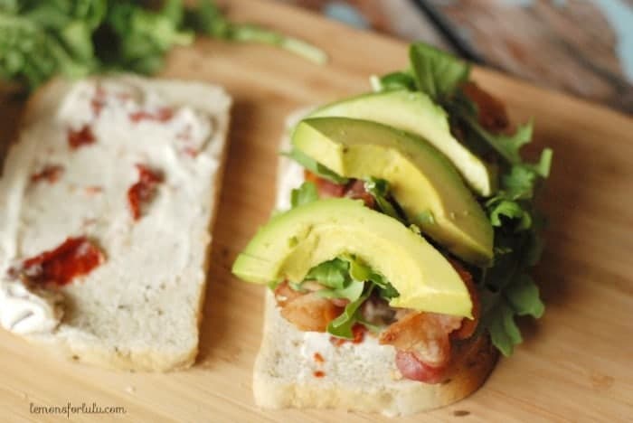 Avocado BLT Sandwiches via Lemons for Lulu on Meal Plans Made Simple