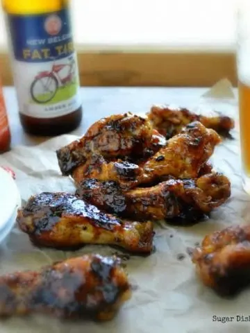 Beer Braised Chicken Wings