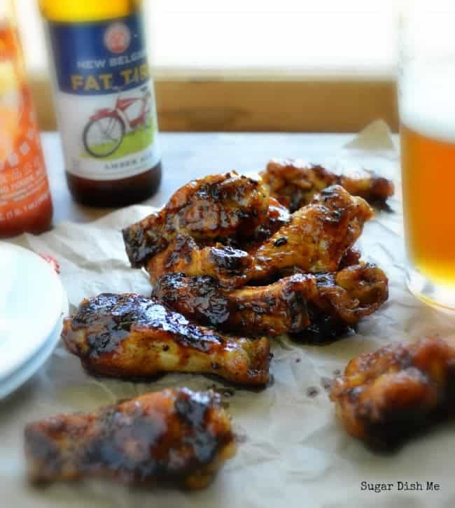 Beer Braised Chicken Wings