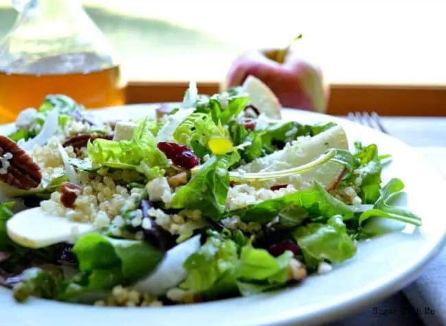 Salad with Apple Cider Vinaigrette