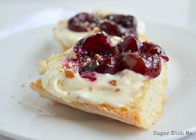 Breakfast Toast with Honey Nut Cream Cheese