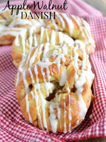 Easy Homemade Apple Walnut Danish