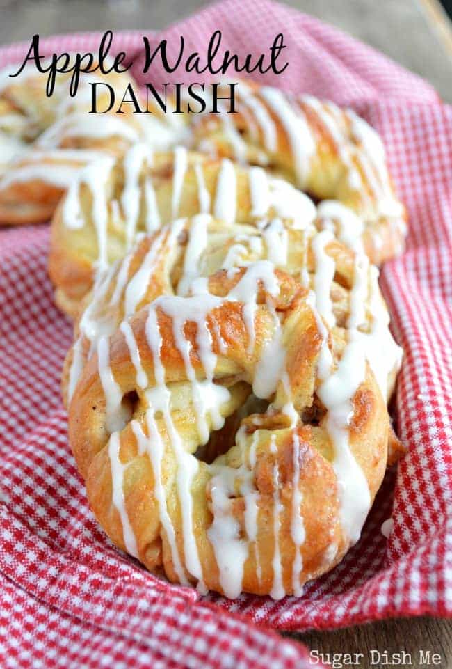 Easy Homemade Apple Walnut Danish