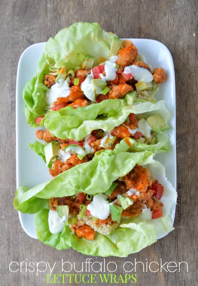 Buffalo Chicken Lettuce Wraps