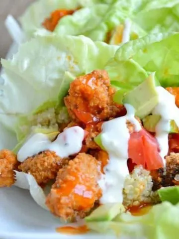 Buffalo Chicken Lettuce Wrap Recipe