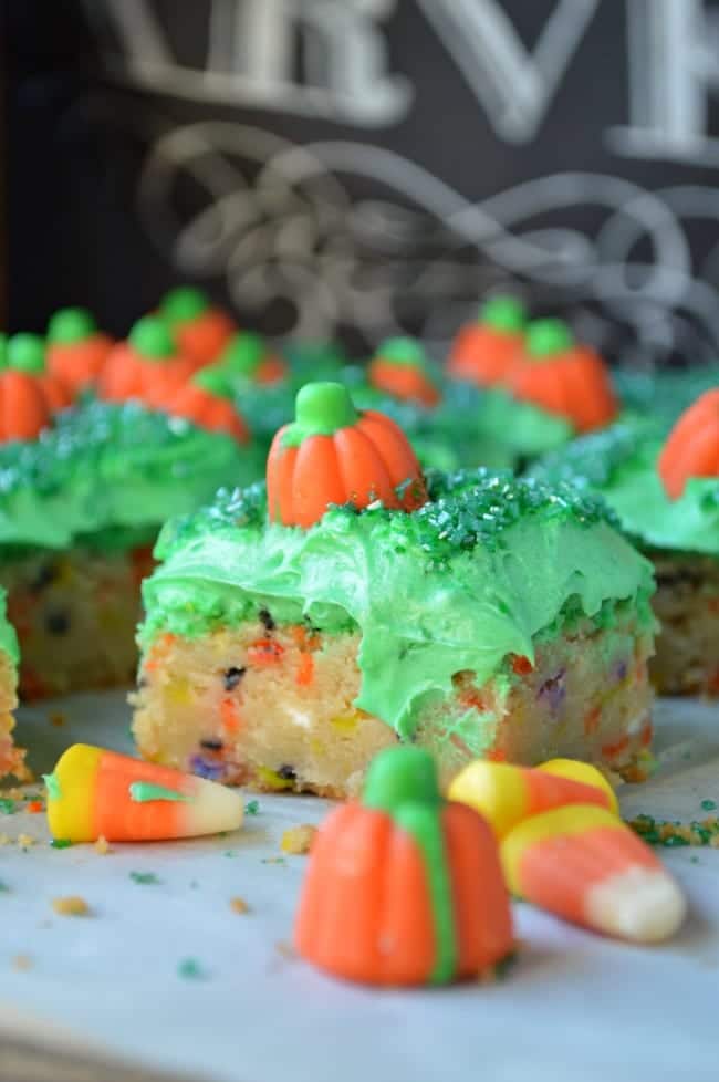 Halloween Sugar Cookie Bars