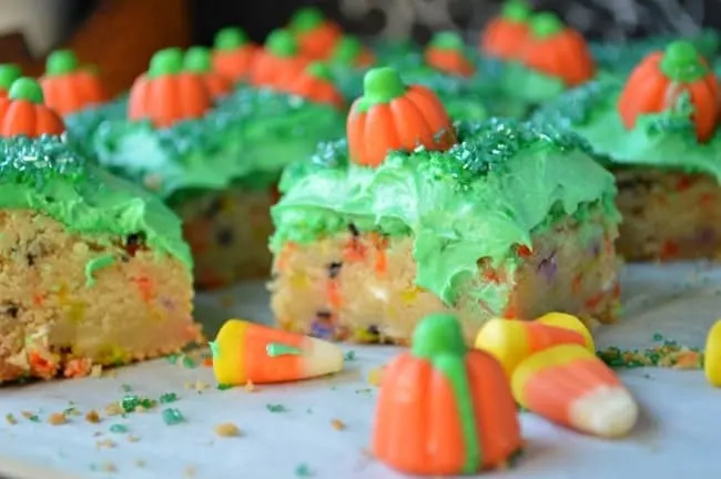 Halloween Sugar Cookie Bars