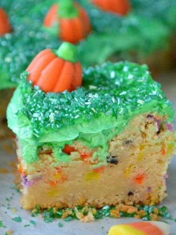 Halloween Sugar Cookie Bars