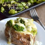 Lightened Up Cheesy Broccoli Potatoes