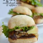 Pork Tenderloin Sliders with Apples and Caramelized Onions