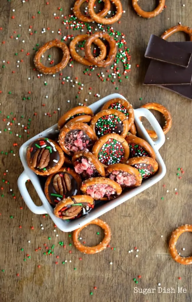 Chocolate Pretzel Party Bites Recipe