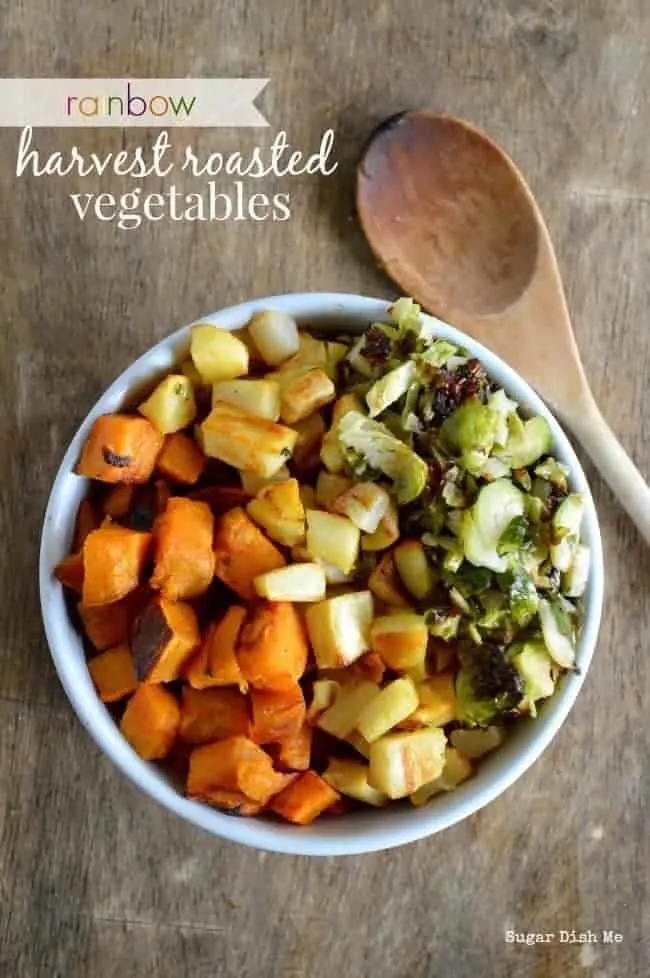 Rainbow Harvest Roasted Vegetables