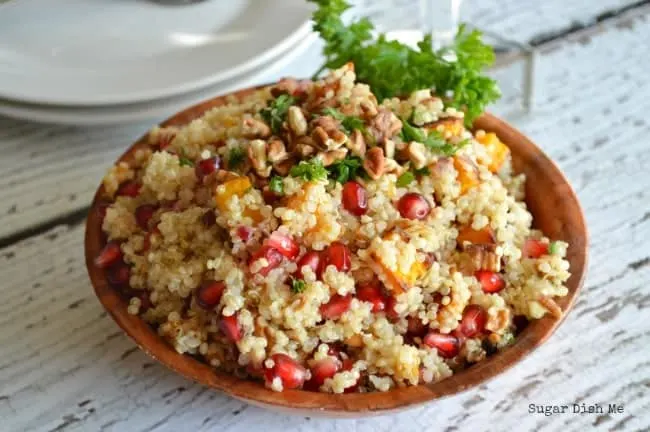 Holiday Quinoa Salad with Orange Maple Vinaigrette