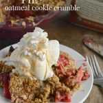 Raspberry Apple Pie with Oatmeal Cookie Crumble