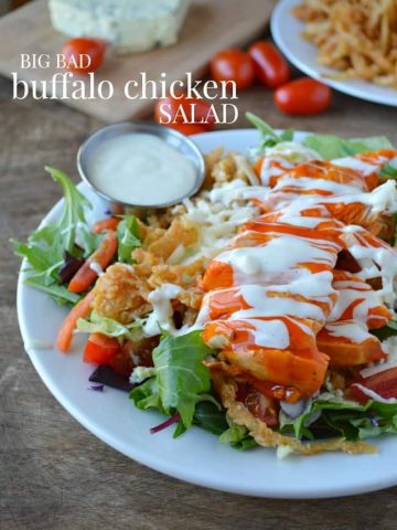 Big Bad Buffalo Chicken Salad