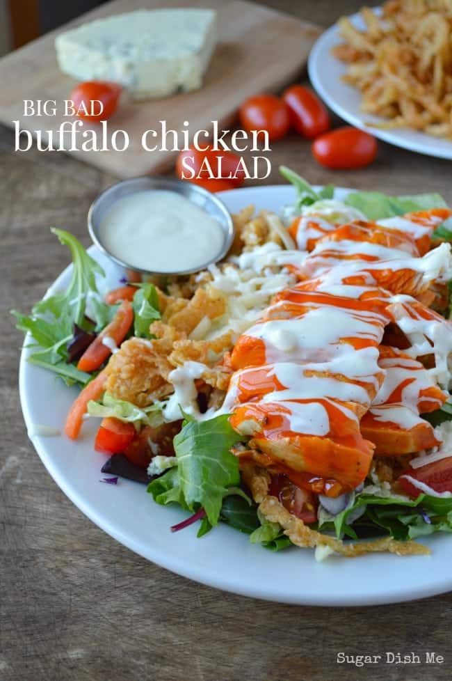 Big Bad Buffalo Chicken Salad