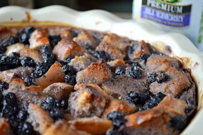 Blueberry Bread Pudding