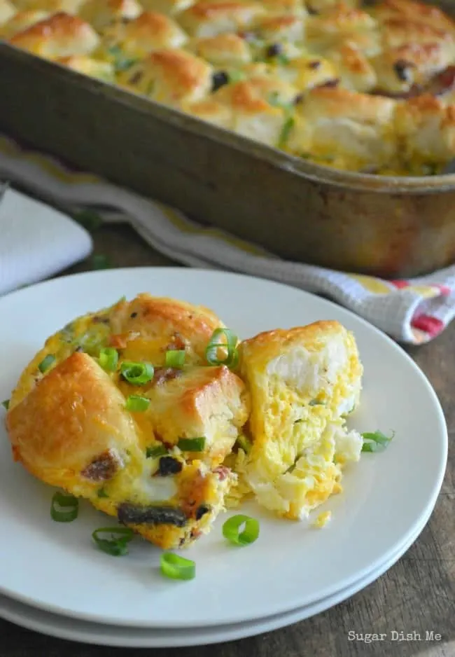 Breakfast Casserole with Refrigerated Biscuits