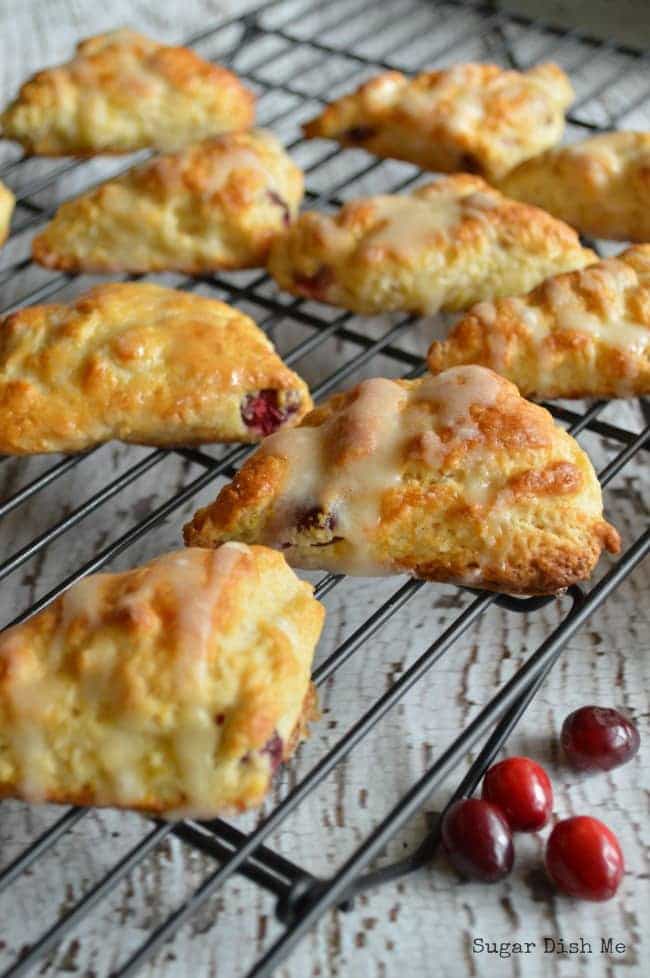 Holiday Scones with Cranberry and Orange