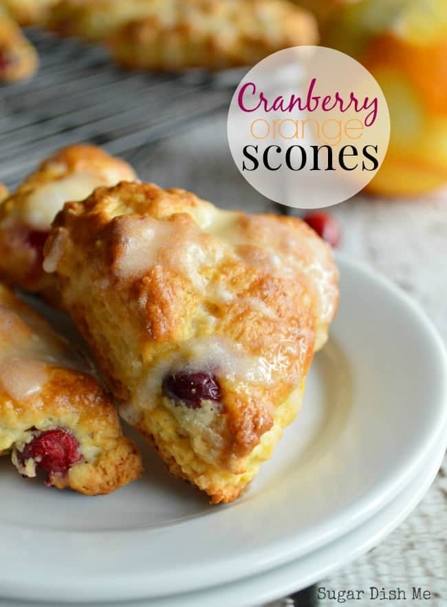 Cranberry Orange Scones - Sugar Dish Me