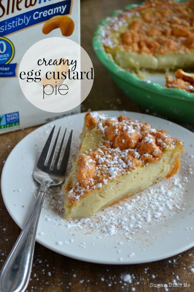 Creamy Egg Custard Pie