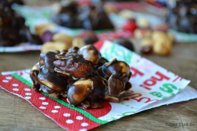 No Bake Peanut Cluster Cookies