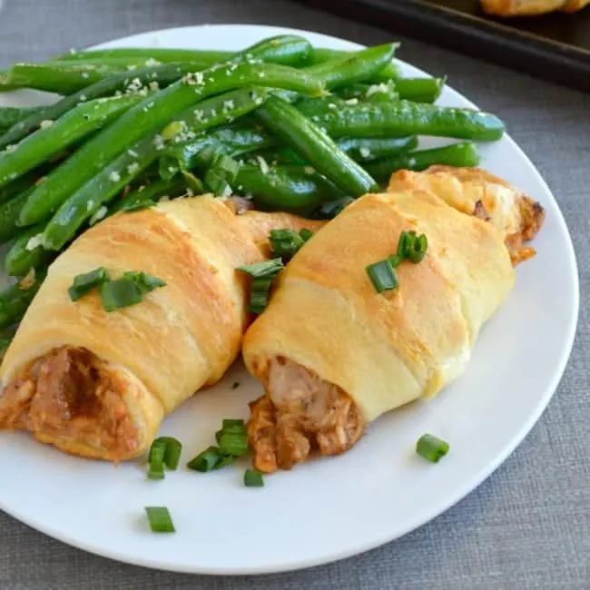 Crescent Roll Up Recipe with BBQ Chicken