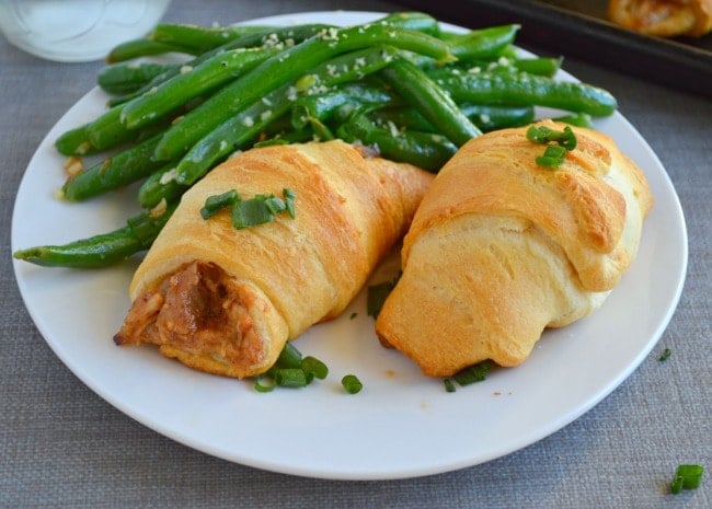 BBQ Chicken Crescent Roll Ups Recipe