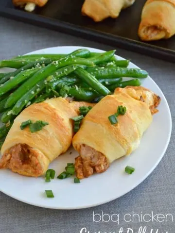 BBQ Chicken Crescent Roll Ups