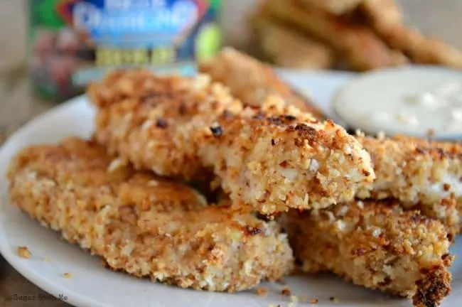 Chicken Fingers with Almond Crust Recipe