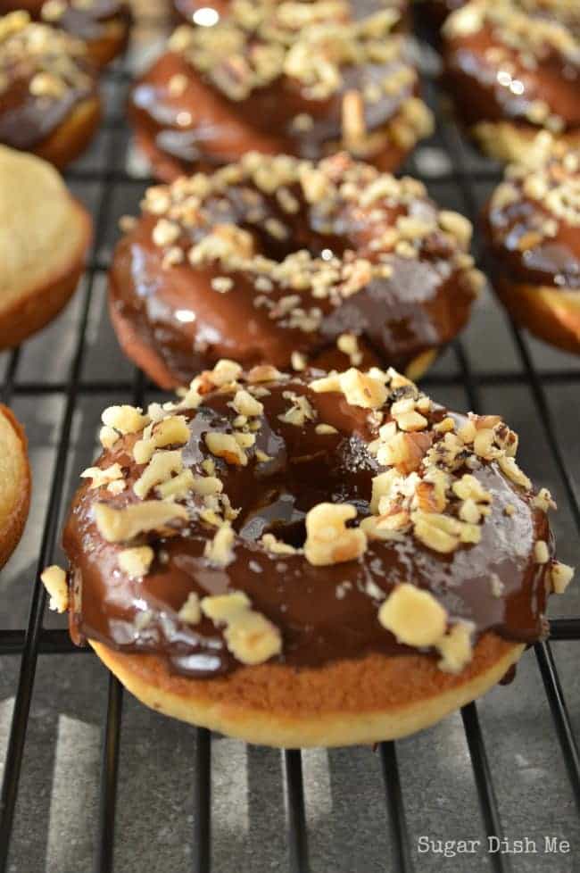 Baked Banana Donut Recipe with Chocolate