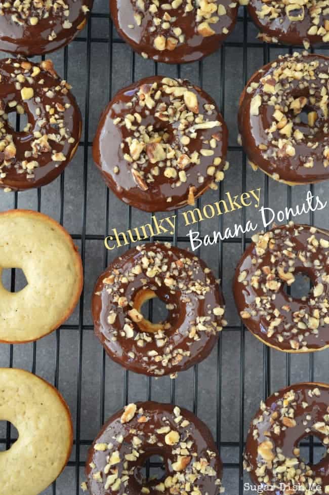 Chunky Monkey Banana Donuts