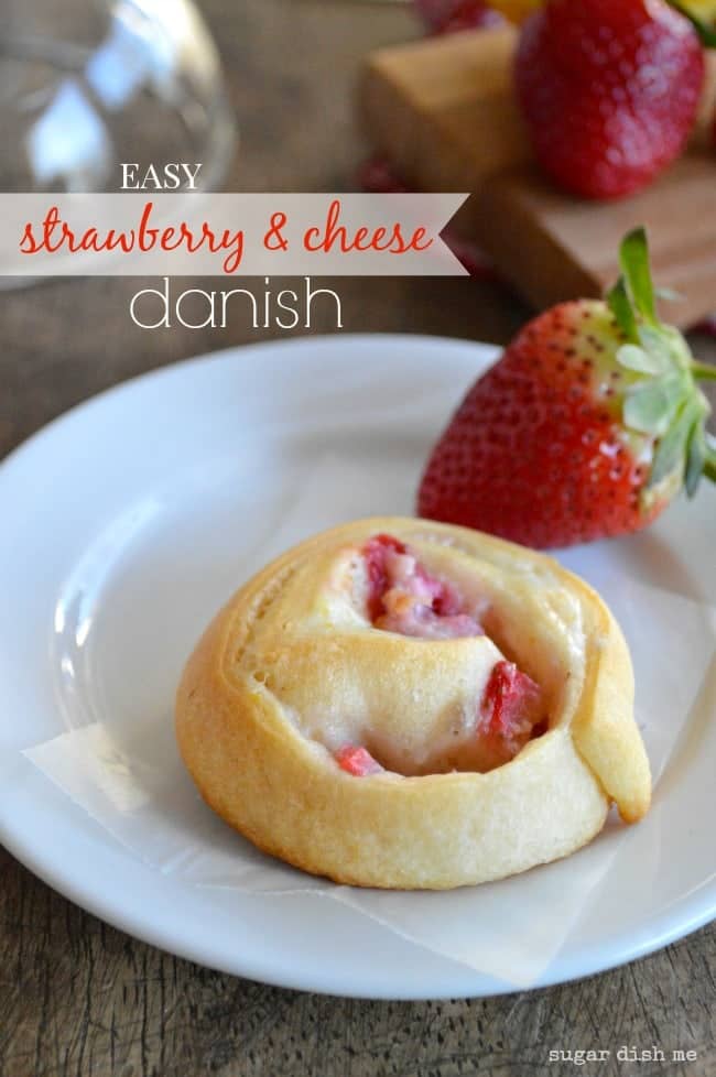 Easy Strawberry Cheese Danish