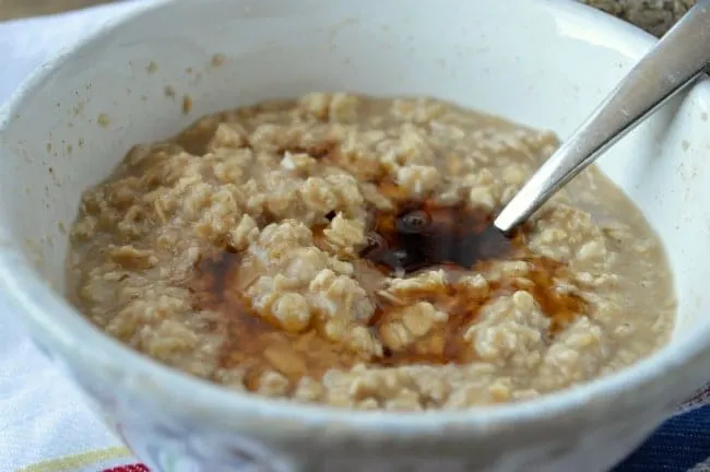 Homemade Maple and Brown Sugar Oatmeal