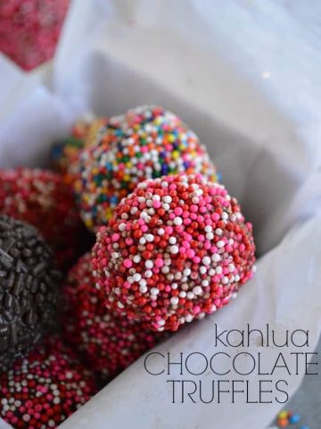 Kahlua Chocolate Truffles