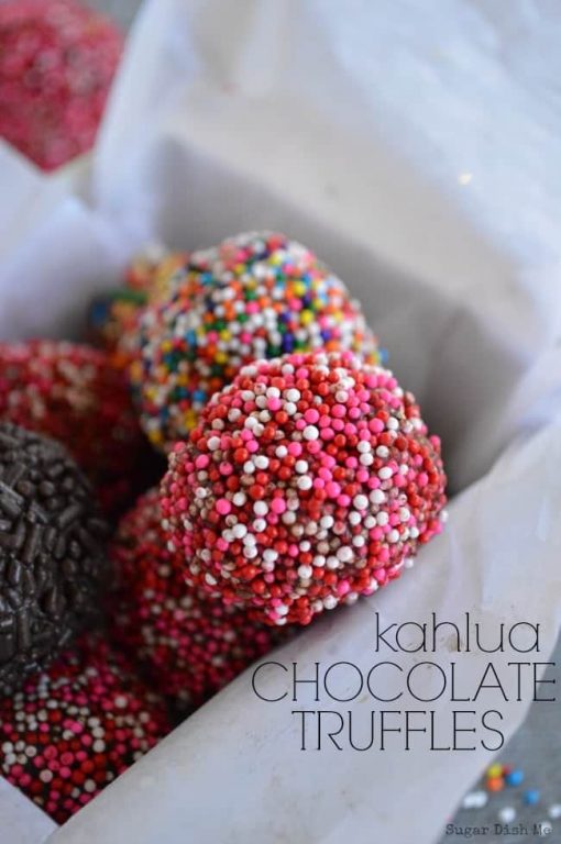 Kahlua Chocolate Truffles Sugar Dish Me
