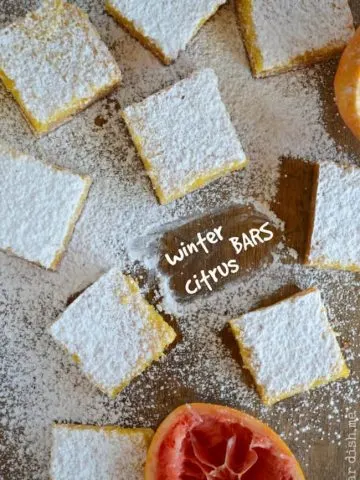 Winter Citrus Bars