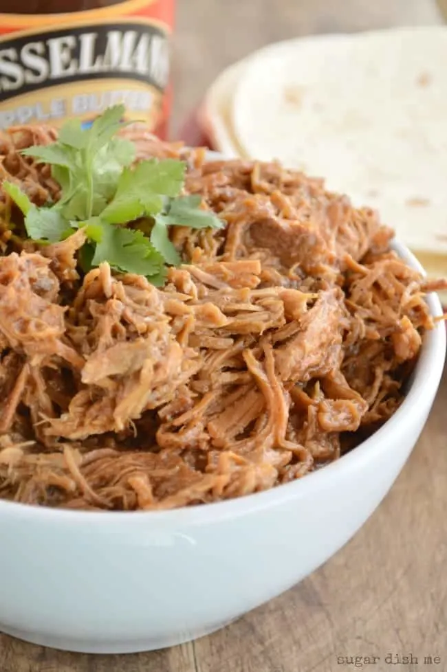 Slow Cooker Apple Butter Pulled Pork Recipe