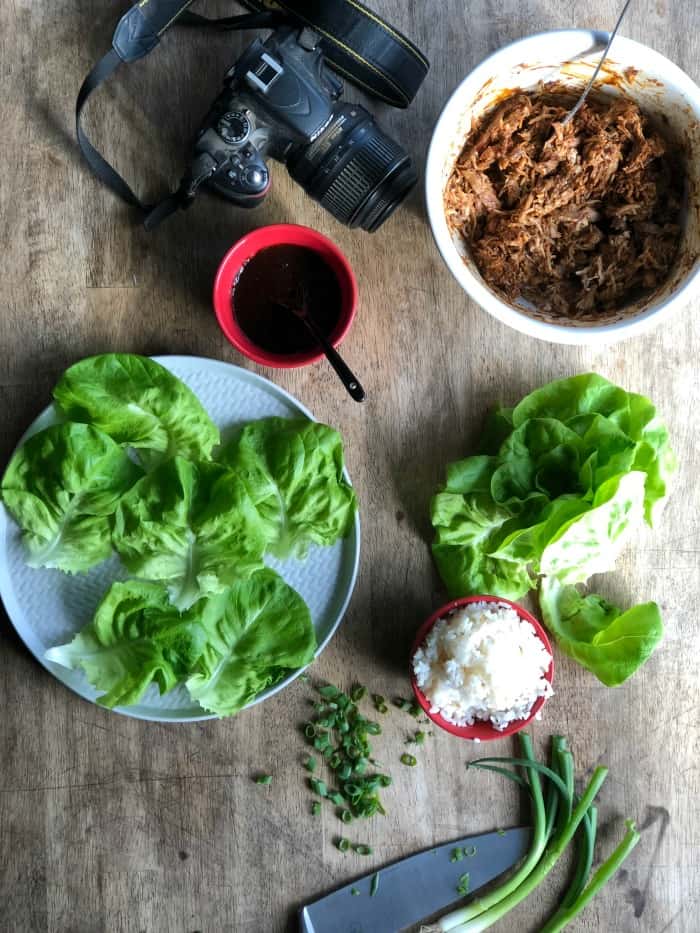 Food Blog Photo Cart tabletop