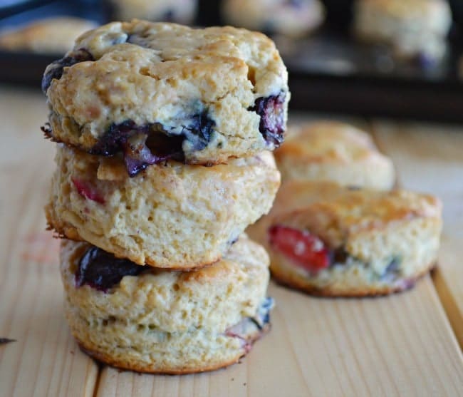 Mixed Berry Scones