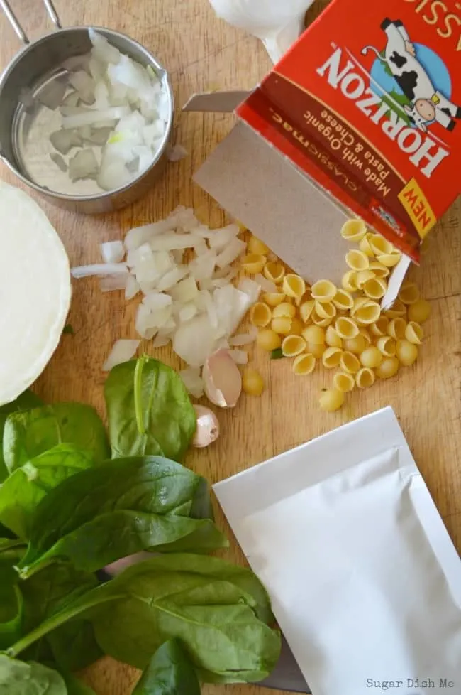 Chicken and Spinach Macaroni 30 Minute Meal